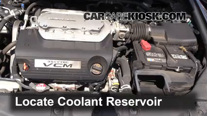 2012 Honda Accord EX-L 3.5L V6 Sedan Coolant (Antifreeze) Add Coolant